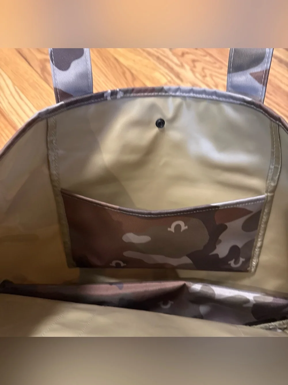 True Religion Tote Shoulder Unisex Bag Camouflage NWT